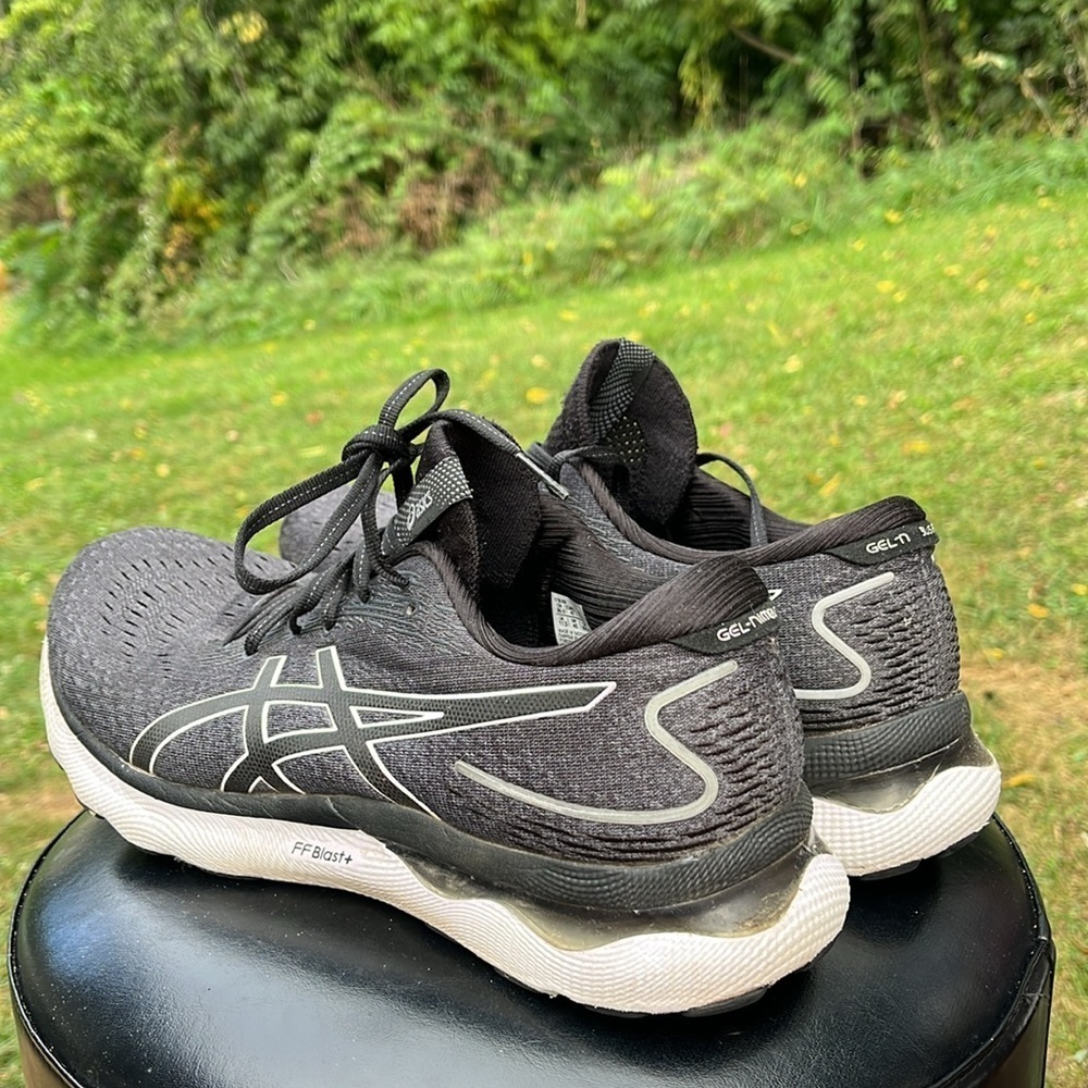 ASICS Men's Black/Gray Athletic Shoes FF Blast+, Gel Nimbus 24, size 12 1/2 - Picture 5 of 9